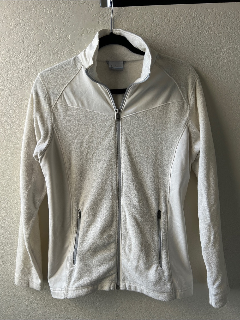 Columbia Women's Cream Full-Zip Teddy Jacket